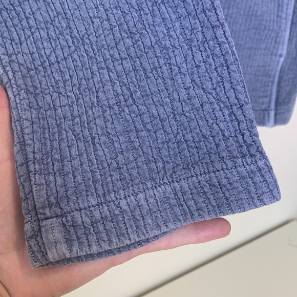 Linda K Originals | Blue Hand Painted Button Down Textured 100% Cotton Jacket M - Picture 14 of 17